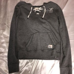 cropped hoodie